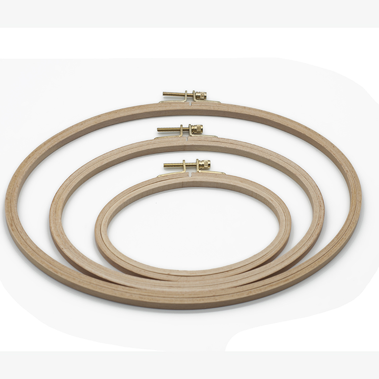 Wood Ring Blank - Wooden Embroidery Hoops Frame Set Oval